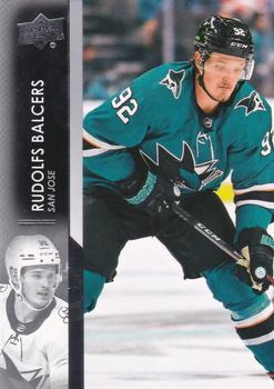 Rudolfs Balcers San Jose Sharks Upper Deck 2021/22 Series 2 #393