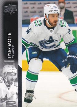 Tyler Motte Vancouver Canucks Upper Deck 2021/22 Series 2 #427