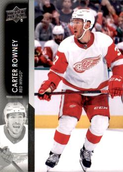Carter Rowney Detroit Red Wings Upper Deck 2021/22 Extended Series #562