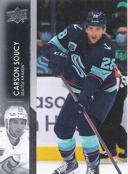 Carson Soucy Seattle Kraken Upper Deck 2021/22 Extended Series #630