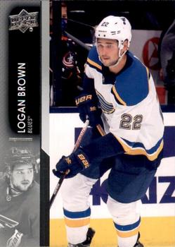 Logan Brown St. Louis Blues Upper Deck 2021/22 Extended Series #633
