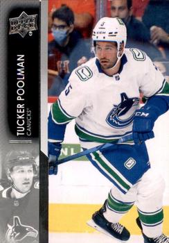 Tucker Poolman Vancouver Canucks Upper Deck 2021/22 Extended Series #652