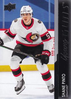 Shane Pinto Ottawa Senators Upper Deck 2021/22 Series 1 Young Guns #246