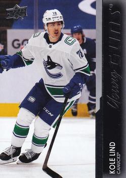 Kole Lind Vancouver Canucks Upper Deck 2021/22 Series 1 Young Guns #247