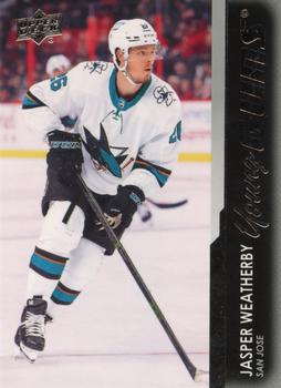 Jasper Weatherby San Jose Sharks Upper Deck 2021/22 Series 2 Young Guns #487