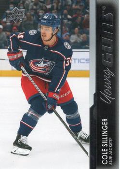 Cole Sillinger Columbus Blue Jackets Upper Deck 2021/22 Series 2 Young Guns #498