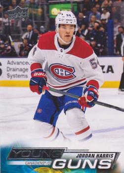 Jordan Harris Montreal Canadiens Upper Deck 2022/23 Series 1 Young Guns #205