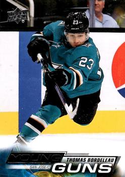 Thomas Bordeleau San Jose Sharks Upper Deck 2022/23 Series 1 Young Guns #210