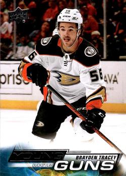 Brayden Tracey Anaheim Ducks Upper Deck 2022/23 Series 1 Young Guns #219