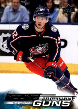 Jake Christiansen Columbus Blue Jackets Upper Deck 2022/23 Series 1 Young Guns #221