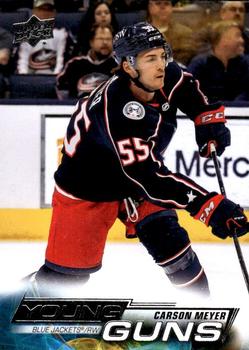 Carson Meyer Columbus Blue Jackets Upper Deck 2022/23 Series 1 Young Guns #231