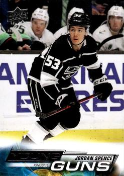 Jordan Spence Los Angeles Kings Upper Deck 2022/23 Series 1 Young Guns #238