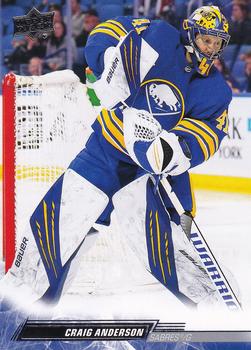 Craig Anderson Buffalo Sabres Upper Deck 2022/23 Series 2 #277