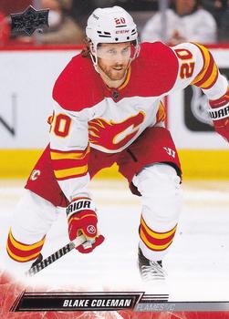 Blake Coleman Calgary Flames Upper Deck 2022/23 Series 2 #281