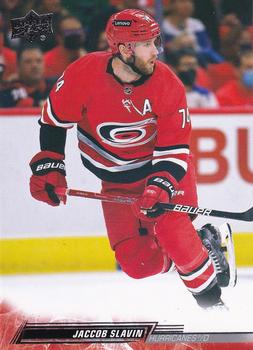 Jaccob Slavin Carolina Hurricanes Upper Deck 2022/23 Series 2 #286