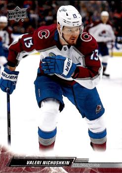 Valeri Nichushkin Colorado Avalanche Upper Deck 2022/23 Series 2 #301