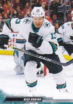 Nick Bonino San Jose Sharks Upper Deck 2022/23 Series 2 #395