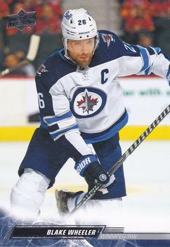 Blake Wheeler Winnipeg Jets Upper Deck 2022/23 Series 2 #445