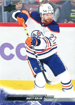 Brett Kulak Edmonton Oilers Upper Deck 2022/23 Extended Series #560
