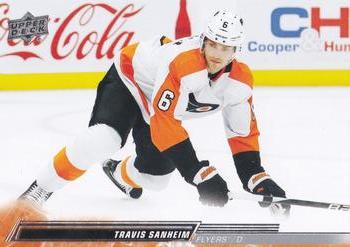 Travis Sanheim Philadelphia Flyers Upper Deck 2022/23 Extended Series #606