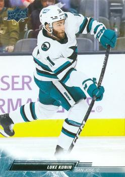 Luke Kunin San Jose Sharks Upper Deck 2022/23 Extended Series #612