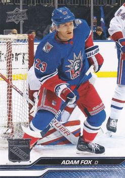 Adam Fox New York Rangers Upper Deck 2023/24 Series 1 #124