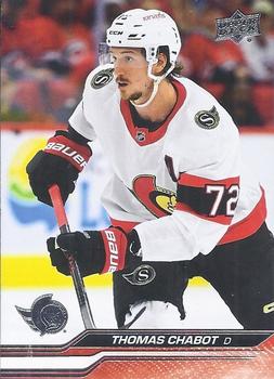 Thomas Chabot Ottawa Senators Upper Deck 2023/24 Series 1 #130