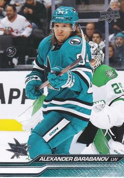 Alexander Barabanov San Jose Sharks Upper Deck 2023/24 Series 1 #146