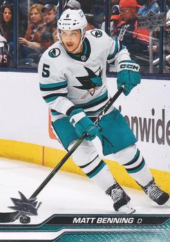 Matt Benning San Jose Sharks Upper Deck 2023/24 Series 1 #148