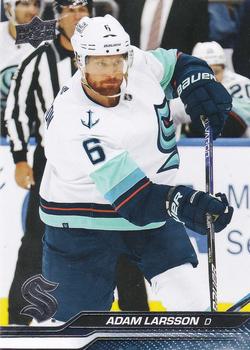 Adam Larsson Seattle Kraken Upper Deck 2023/24 Series 1 #153