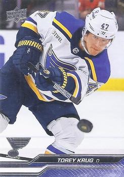Torey Krug St. Louis Blues Upper Deck 2023/24 Series 1 #160