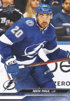 Nick Paul Tampa Bay Lightning Upper Deck 2023/24 Series 1 #163