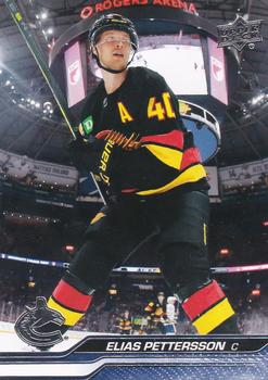 Elias Pettersson Vancouver Canucks Upper Deck 2023/24 Series 1 #174