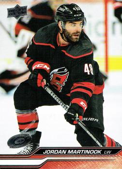 Jordan Martinook Carolina Hurricanes Upper Deck 2023/24 Series 2 #287