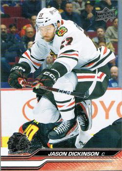Jason Dickinson Chicago Blackhawks Upper Deck 2023/24 Series 2 #289