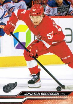 Jonatan Berggren Detroit Red Wings Upper Deck 2023/24 Series 2 #314