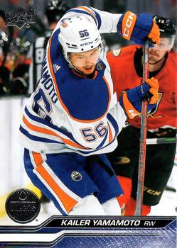 Kailer Yamamoto Edmonton Oilers Upper Deck 2023/24 Series 2 #318