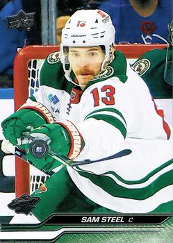 Sam Steel Minnesota Wild Upper Deck 2023/24 Series 2 #339