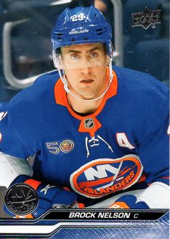 Brock Nelson New York Islanders Upper Deck 2023/24 Series 2 #362