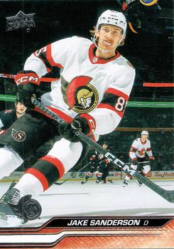 Jake Sanderson Ottawa Senators Upper Deck 2023/24 Series 2 #378