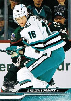 Steven Lorentz San Jose Sharks Upper Deck 2023/24 Series 2 #394