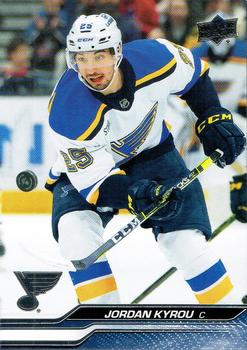 Jordan Kyrou St. Louis Blues Upper Deck 2023/24 Series 2 #405