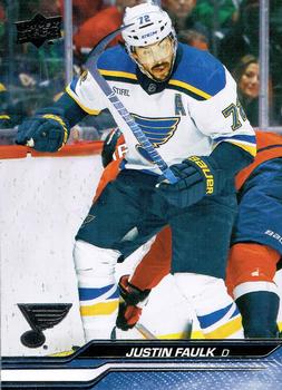 Justin Faulk St. Louis Blues Upper Deck 2023/24 Series 2 #409