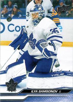 Ilya Samsonov Toronto Maple Leafs Upper Deck 2023/24 Series 2 #422