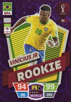 Vinicius Jr Brazil Panini Adrenalyn XL World Cup 2022 Rookie #10