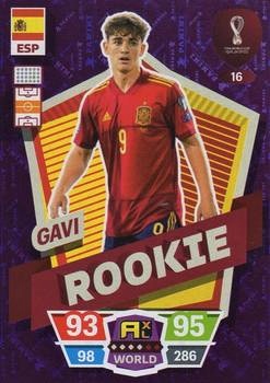 Gavi Spain Panini Adrenalyn XL World Cup 2022 Rookie #16