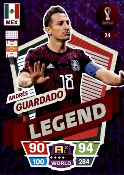 Andres Guardado Mexico Panini Adrenalyn XL World Cup 2022 Legend #24
