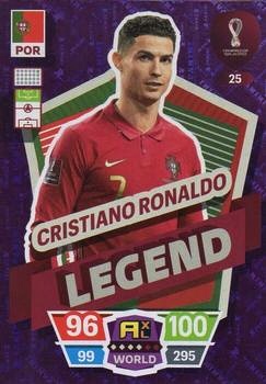 Cristiano Ronaldo Portugal Panini Adrenalyn XL World Cup 2022 Legend #25
