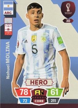 Nahuel Molina Argentina Panini Adrenalyn XL World Cup 2022 Hero #30