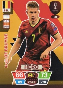 Kevin De Bruyne Belgium Panini Adrenalyn XL World Cup 2022 Hero #39